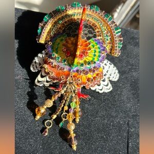 Spectacular Lunch At The Ritz Gobble Gobble Turkey Brooch/ Pendant